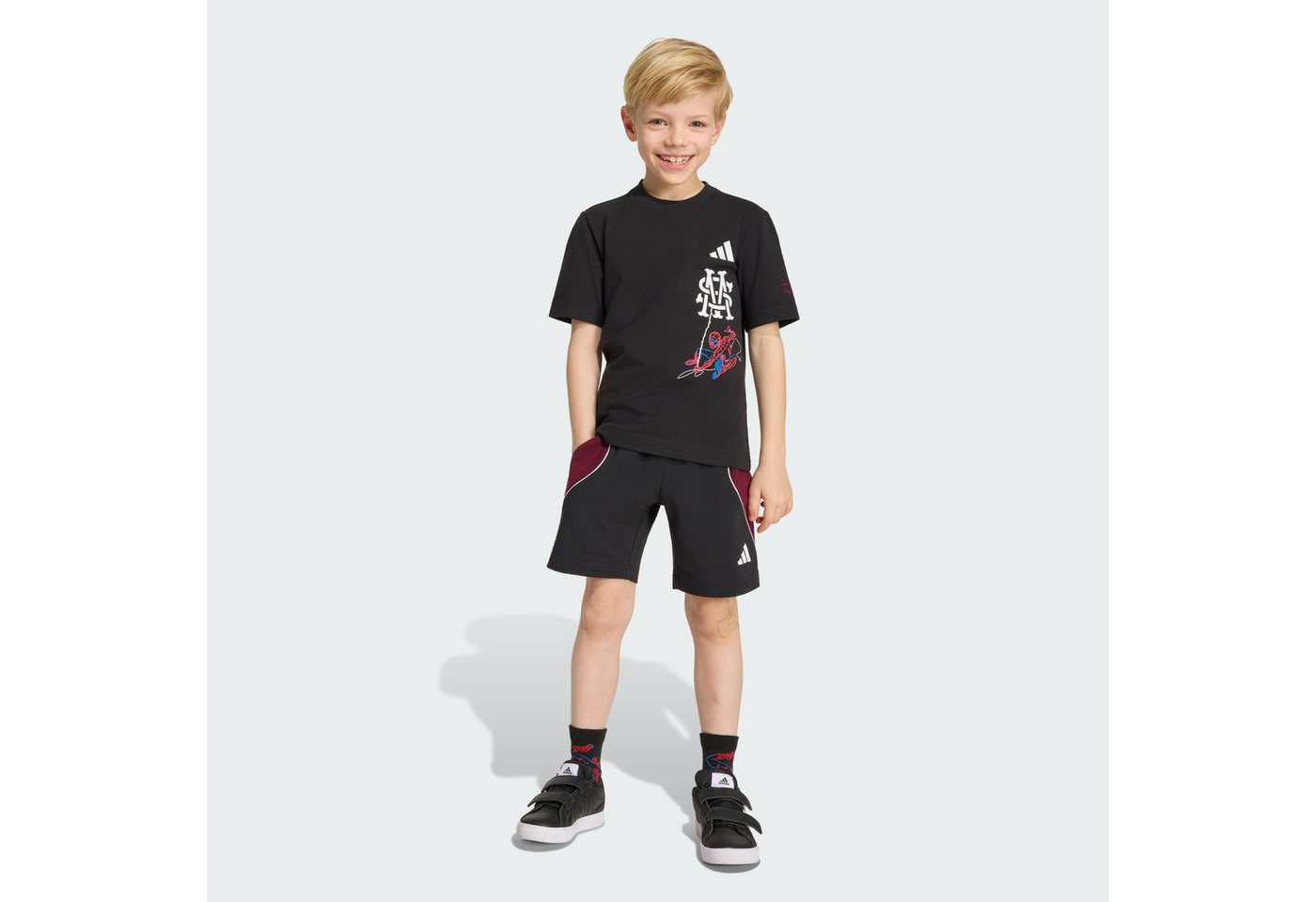 adidas Sportswear Jogginganzug ADIDAS MARVEL SPIDER-MAN SET, T-SHIRT UND SHORTS (1-tlg) Bild 5
