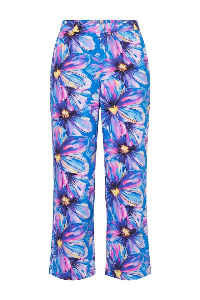 Angel of Style Funktionshose Hose weites gerades Bein Blüten-Muster Bild 3