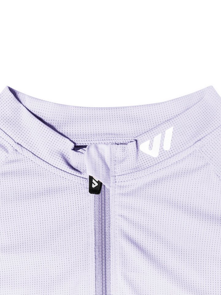 Wulibike Radtrikot Damen Fahrrad-Set, Fahrradbekleidungsset für Gravel & Outdoor Touren (2-tlg) Kurzarm-Radtrikot und figurbetonte V-Trägerhose mit 6 Taschen Bild 4
