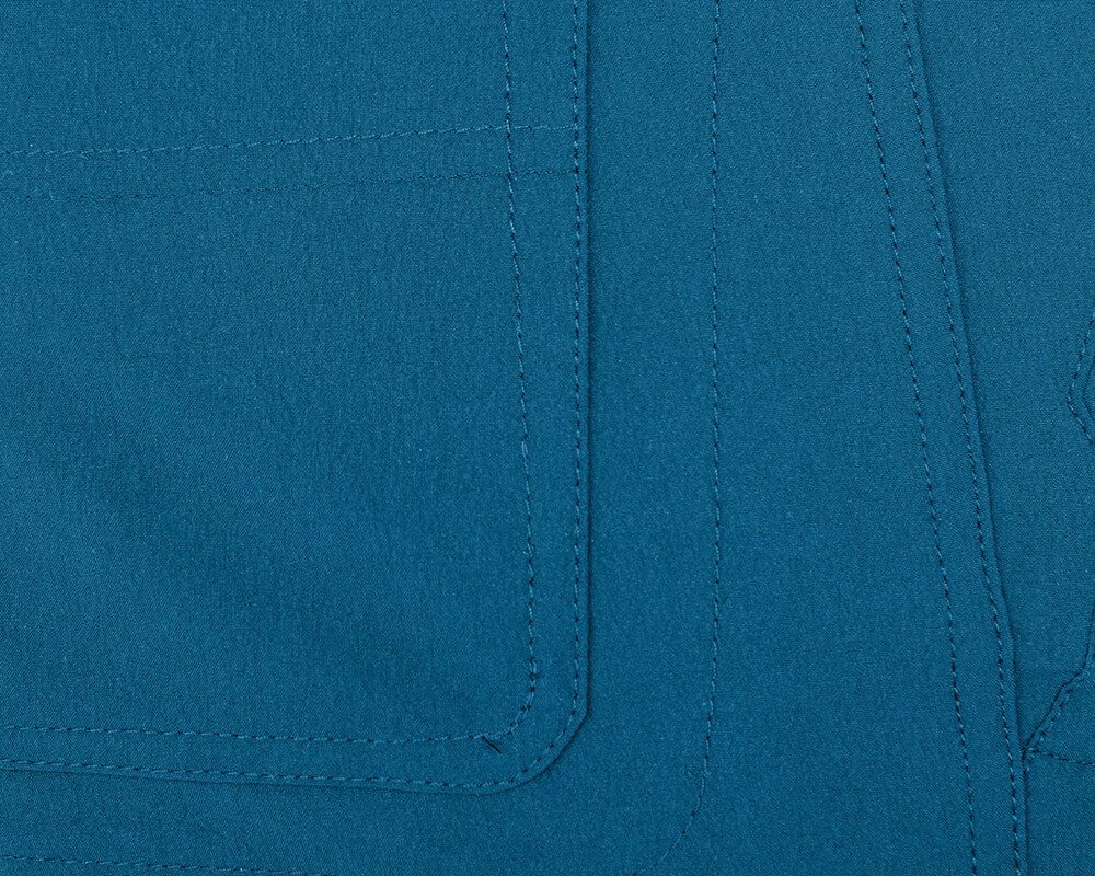 Bergson Outdoorhose REDWOOD BERMUDA Herren Wandershorts, vielseitig, pflegeleicht, Normalgrößen, Saphir b Bild 4
