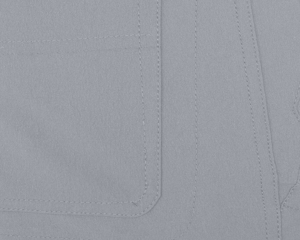 Bergson Outdoorhose REDWOOD BERMUDA Herren Wandershorts, vielseitig, pflegeleicht, Normalgrößen, hellgrau Bild 2