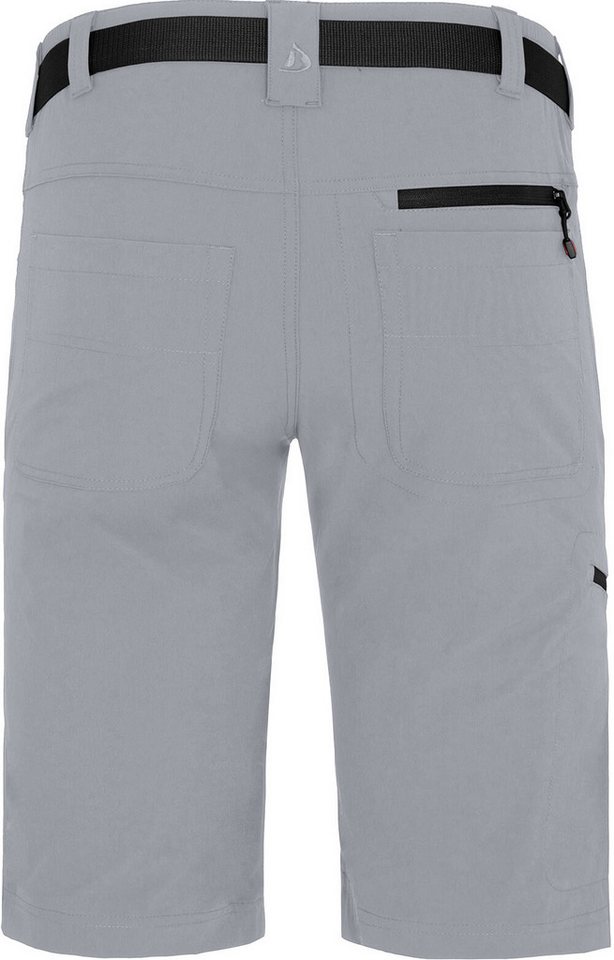 Bergson Outdoorhose REDWOOD BERMUDA Herren Wandershorts, vielseitig, pflegeleicht, Normalgrößen, hellgrau Bild 4