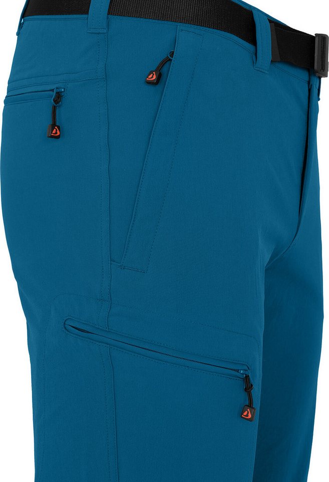Bergson Outdoorhose REDWOOD Herren Wanderhose, vielseitig, pflegeleicht, Kurzgrößen, Saphir blau Bild 5