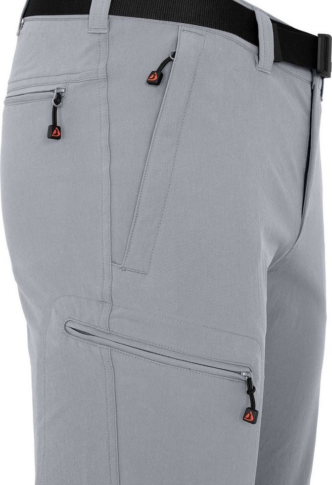 Bergson Outdoorhose REDWOOD Herren Wanderhose, vielseitig, pflegeleicht, Normalgrößen, hellgrau Bild 4