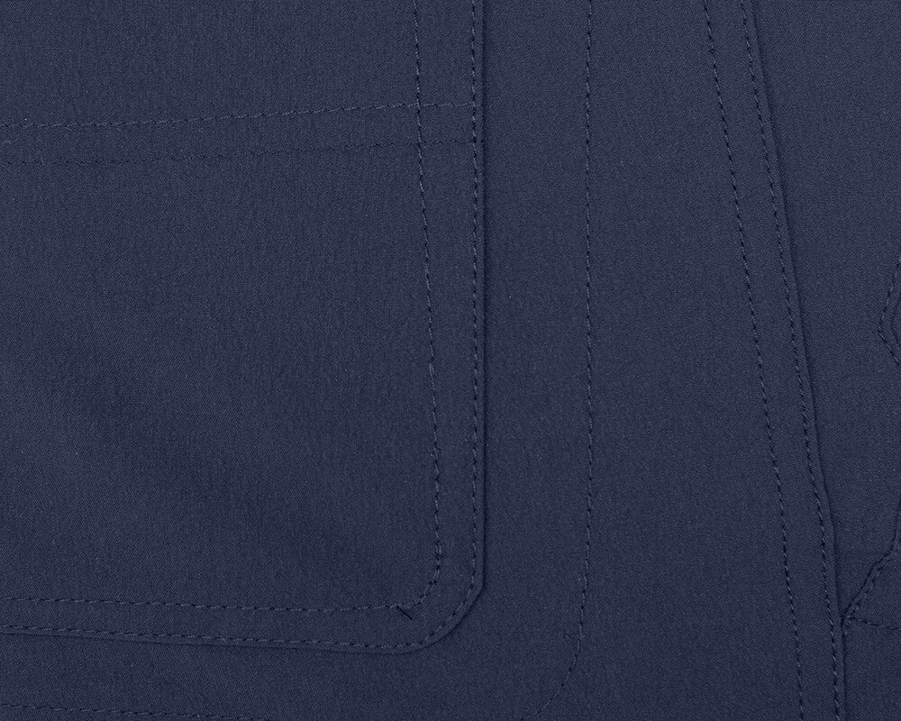 Bergson Outdoorhose REDWOOD BERMUDA Herren Wandershorts, vielseitig, pflegeleicht, Normalgrößen, peacoat Bild 2