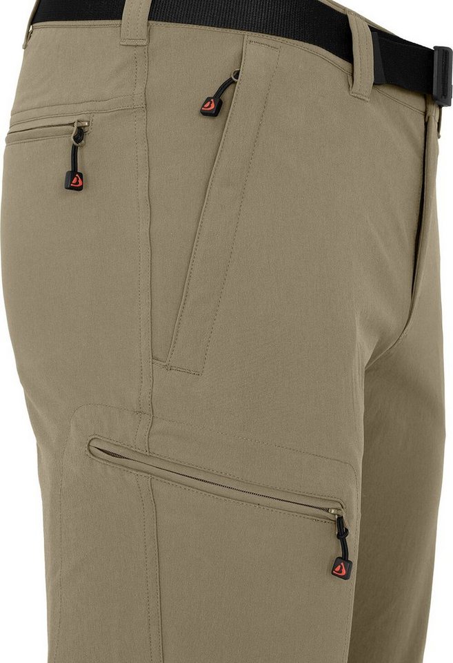Bergson Outdoorhose REDWOOD Herren Wanderhose, vielseitig, pflegeleicht, Kurzgrößen, beige Bild 5