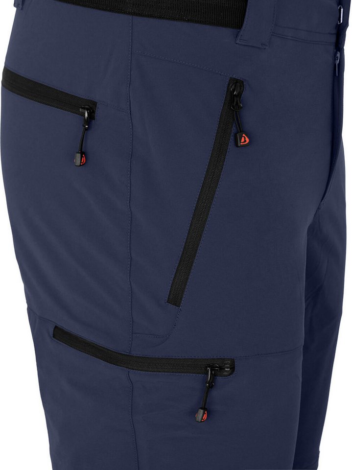 Bergson Outdoorhose ARRESÖ COMFORT Zipp Off Herren Wanderhose, leicht, strapazierfähig, Kurzgrößen, peacoat blau Bild 4