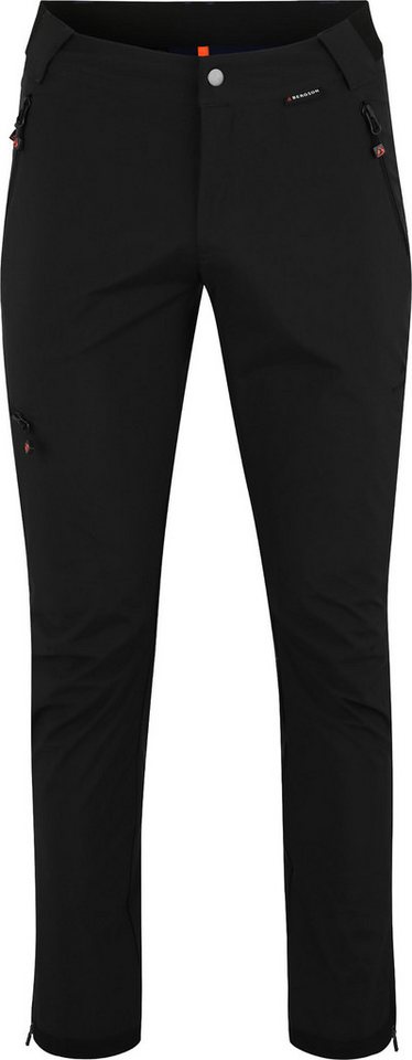 Bergson Outdoorhose KALLE COMFORT (slim) Herren Softshellhose, winddicht, strapazierfähig, Normalgrößen, schwa Bild 5