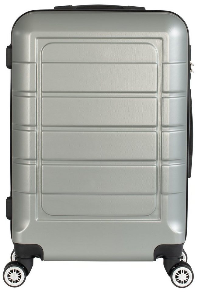Cahoon Hartschalen-Trolley Koffer Hartschalenkoffer Trolley Reisekoffer 68 Liter = mittlere Größe, 4 Rollen