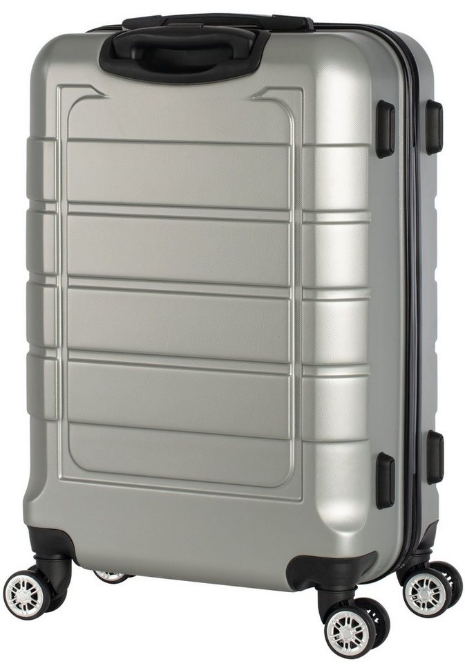 Cahoon Hartschalen-Trolley Koffer Hartschalenkoffer Trolley Reisekoffer 68 Liter = mittlere Größe, 4 Rollen Bild 3