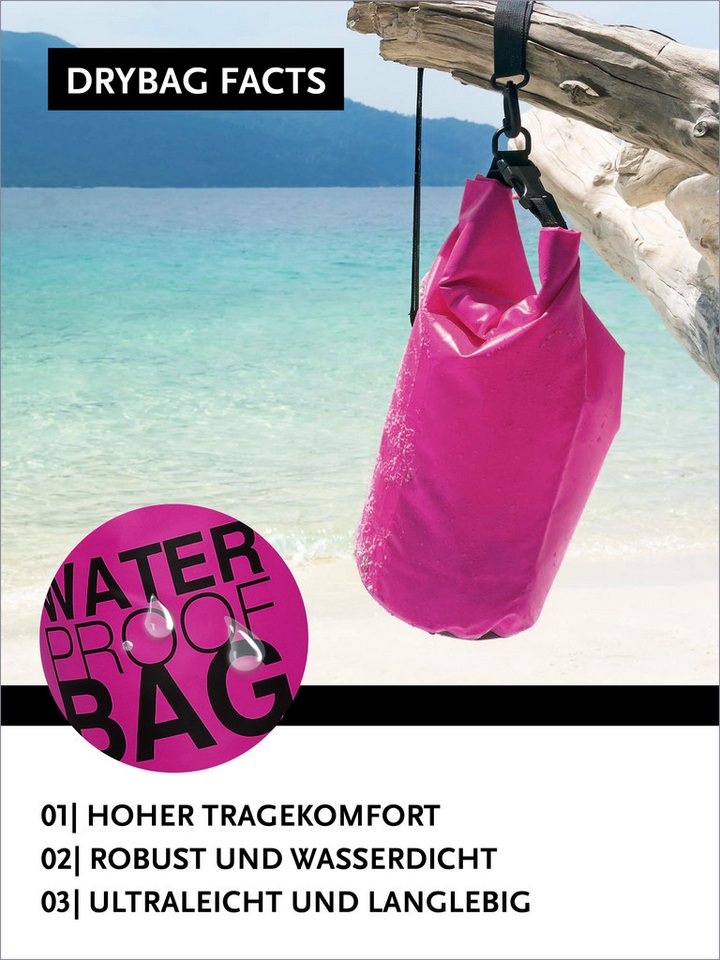 DonDon Drybag Beutel Trockentasche Trockenbeutel, wasserdichter outdoor Drybag Bild 5