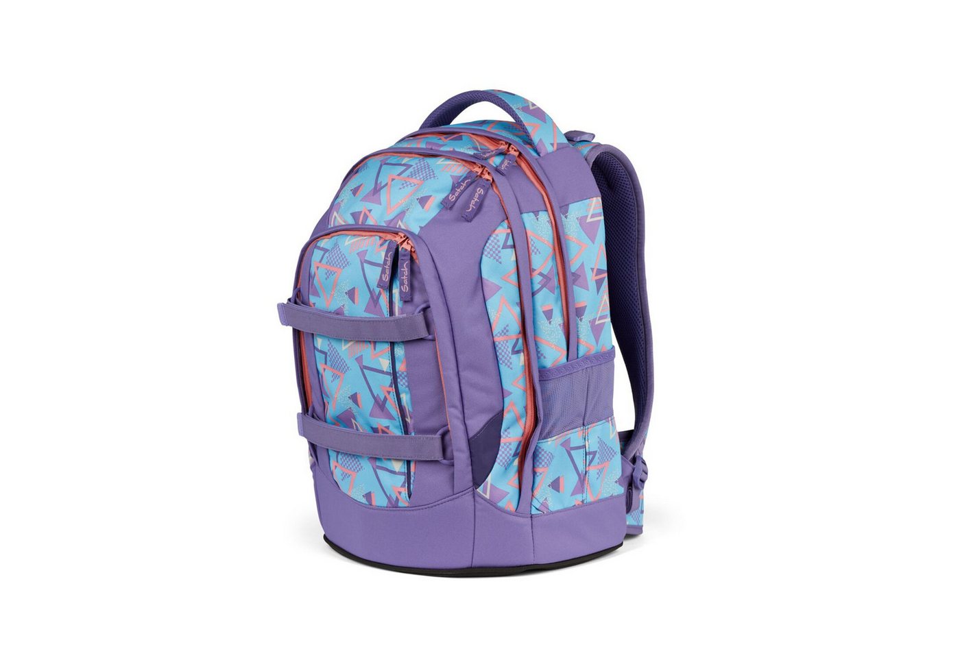 Satch Schulranzen Schulrucksack-Set PACK 80s Dance 3-teilig, Kollektion 2024 (3-teilig), Laptop-Fach, Your-Size-System, Schulranzen Bild 4