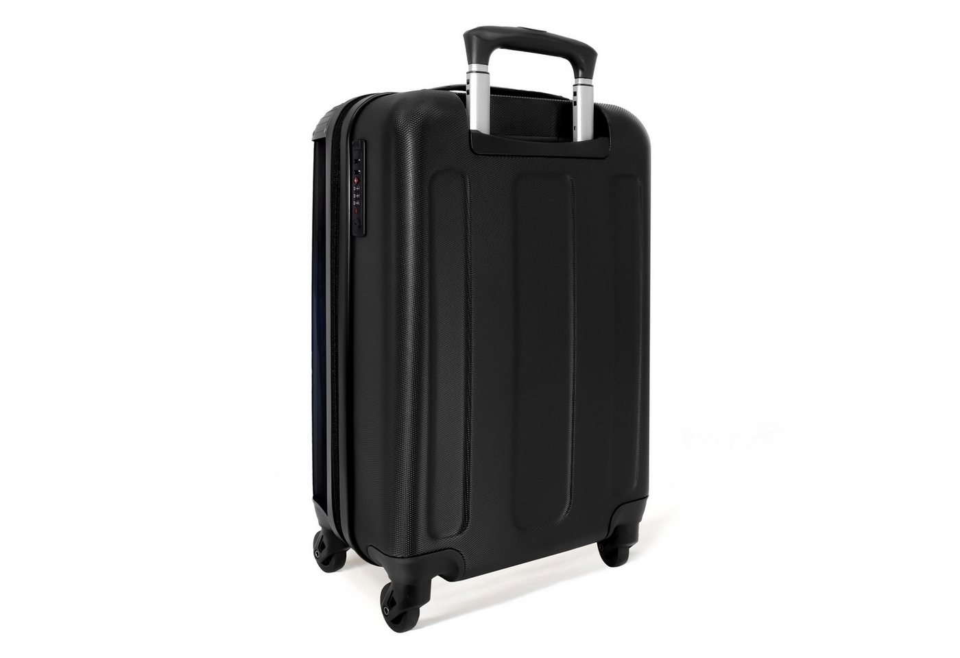 NoBoringSuitcases.com© Kinderkoffer Leuchtende Schildkröte im digitalen Ozean 55x35x20cm, Handgepäck Koffer, Hartschalenkoffer Kinder, Reisekoffer Jungen Bild 4