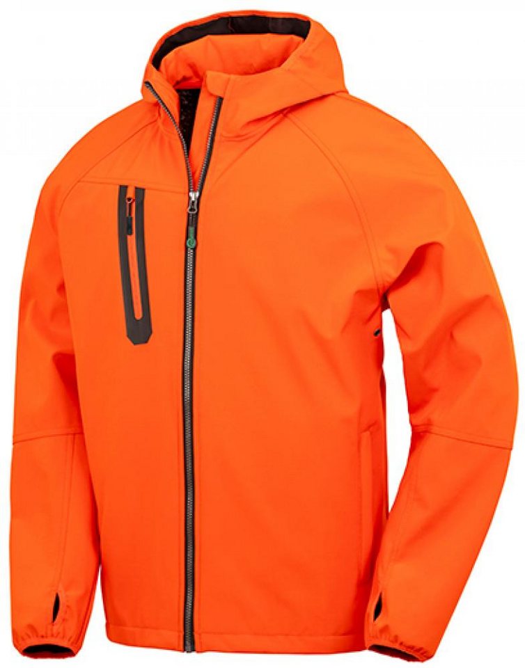 Result Outdoorjacke 3-Layer Recycled Printable Hooded Casual Softshell Jacket Bild 3