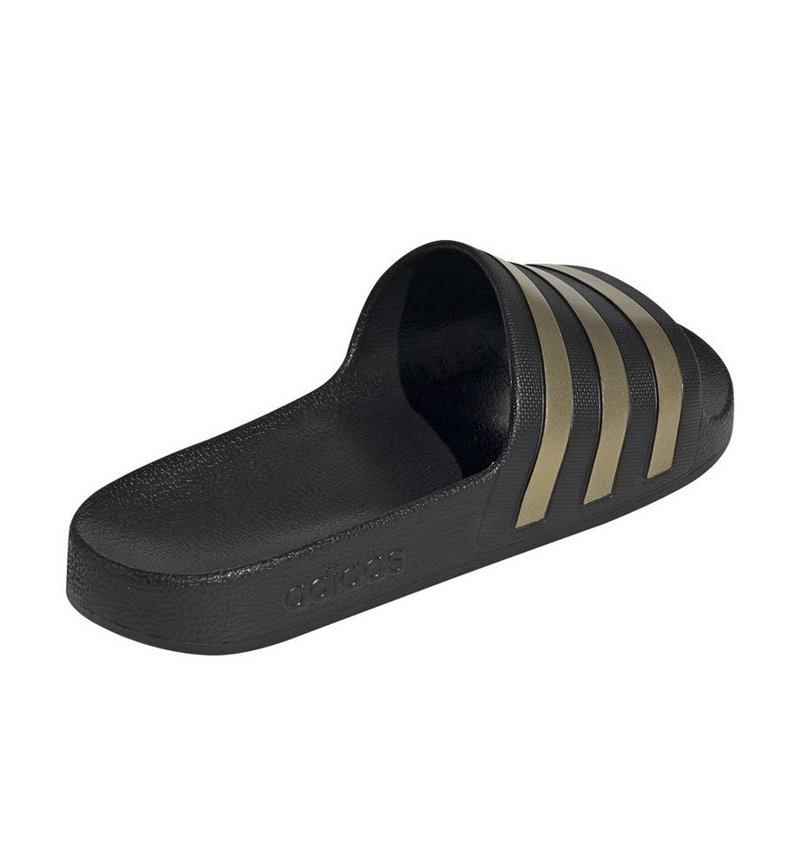 adidas Performance Adilette Aqua 3-Streifen schwarz/gold - 1 Paar Badeschuh Bild 2