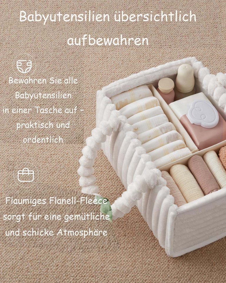 Agger Wickeltasche Wickeltisch-Organizer, Wickelkorb für die Wickelstation Bild 4
