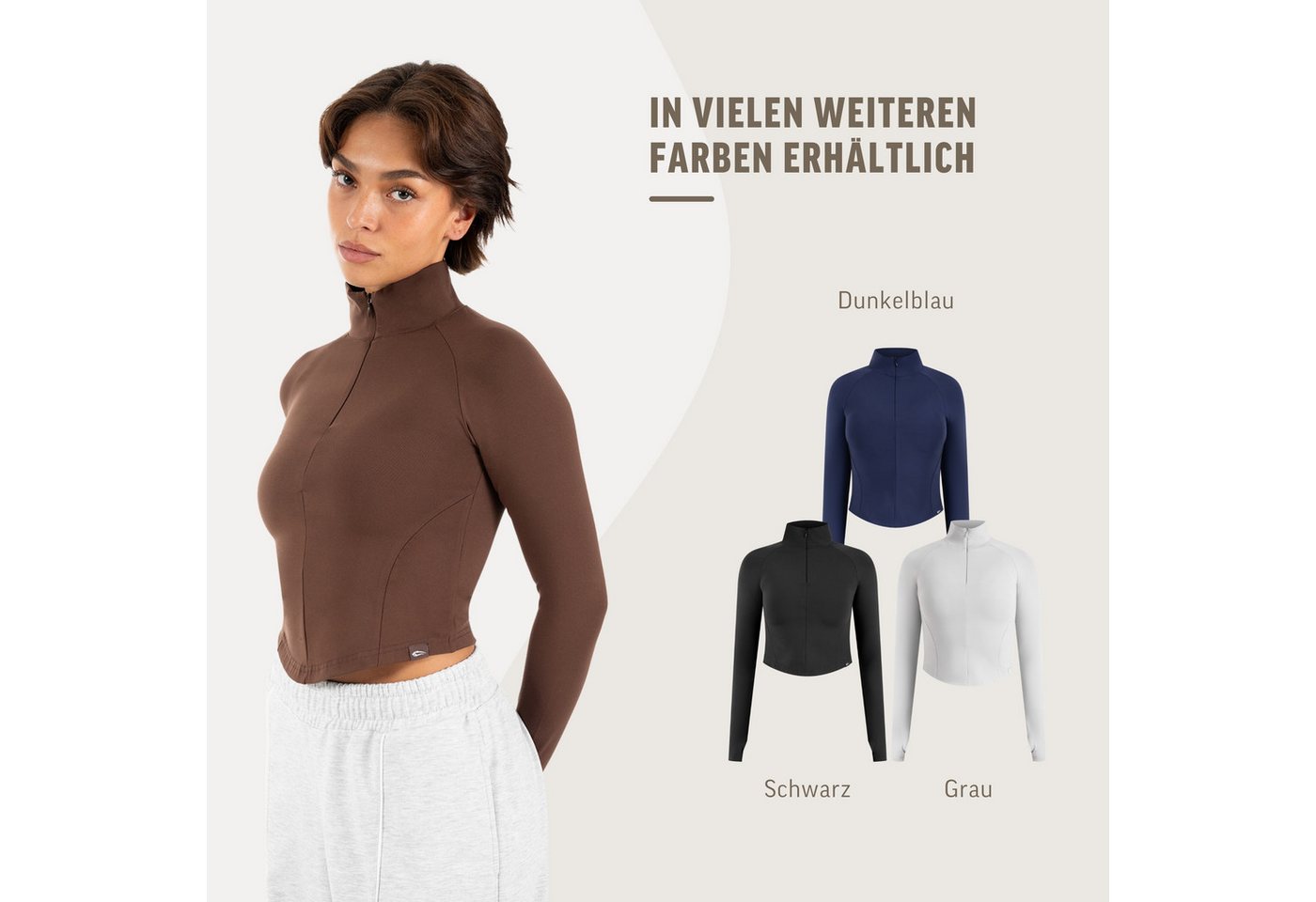 Smilodox Outdoorjacke Nuvolis Trainingsjacke Damen, atmungsaktive Jacke für Gym & Freizeit Slim Fit, Stehkragen, elastisch, sportlich, funktional Bild 5