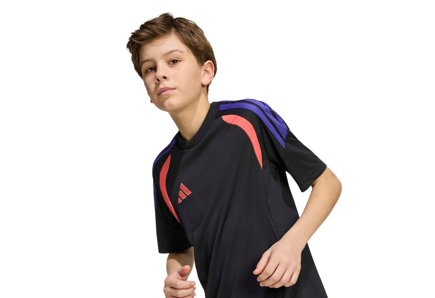 adidas Performance Fußballtrikot TIRO26L JSY Y BLACK/PURPUR/SEMTUR