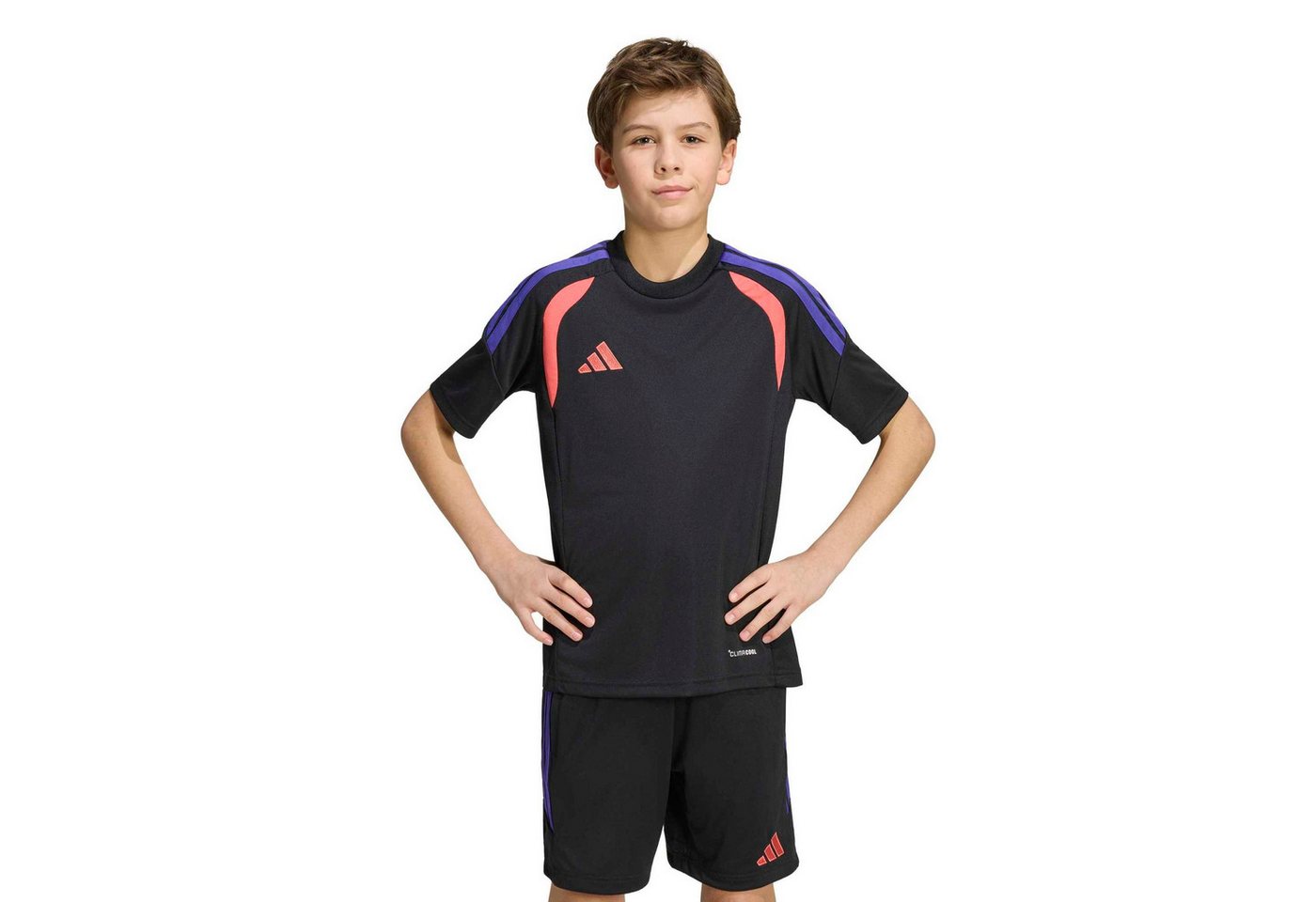 adidas Performance Fußballtrikot TIRO26L JSY Y BLACK/PURPUR/SEMTUR Bild 2