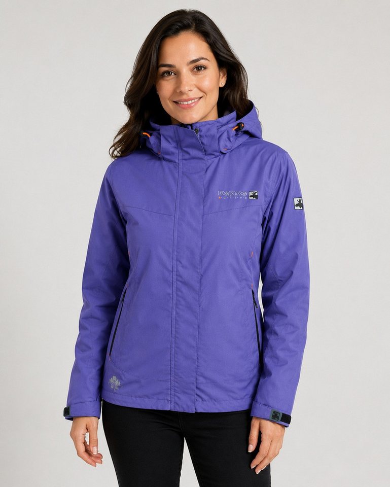 DEPROC Active Outdoorjacke CAMBRIDGE NEW CS WOMEN mit abnehmbarer Kapuze