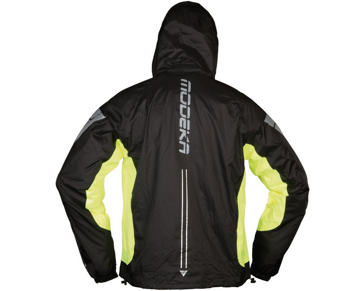 Modeka Regenanzug Modeka AX-Dry II Regenjacke schwarz / gelb, motorrad regenjacke
