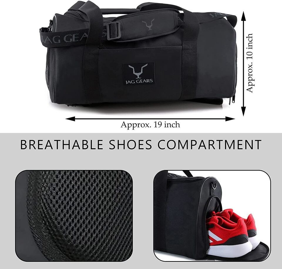 JAG GEARS Sporttasche Sporttasche mit Schuhfach, verstellbaren Schultergurten Reisetasche (1-tlg., 1er Packung), Sporttasche Fitnesstasche Reisetasche mit Doppel-Schulterrucksack 3in1 Bild 5
