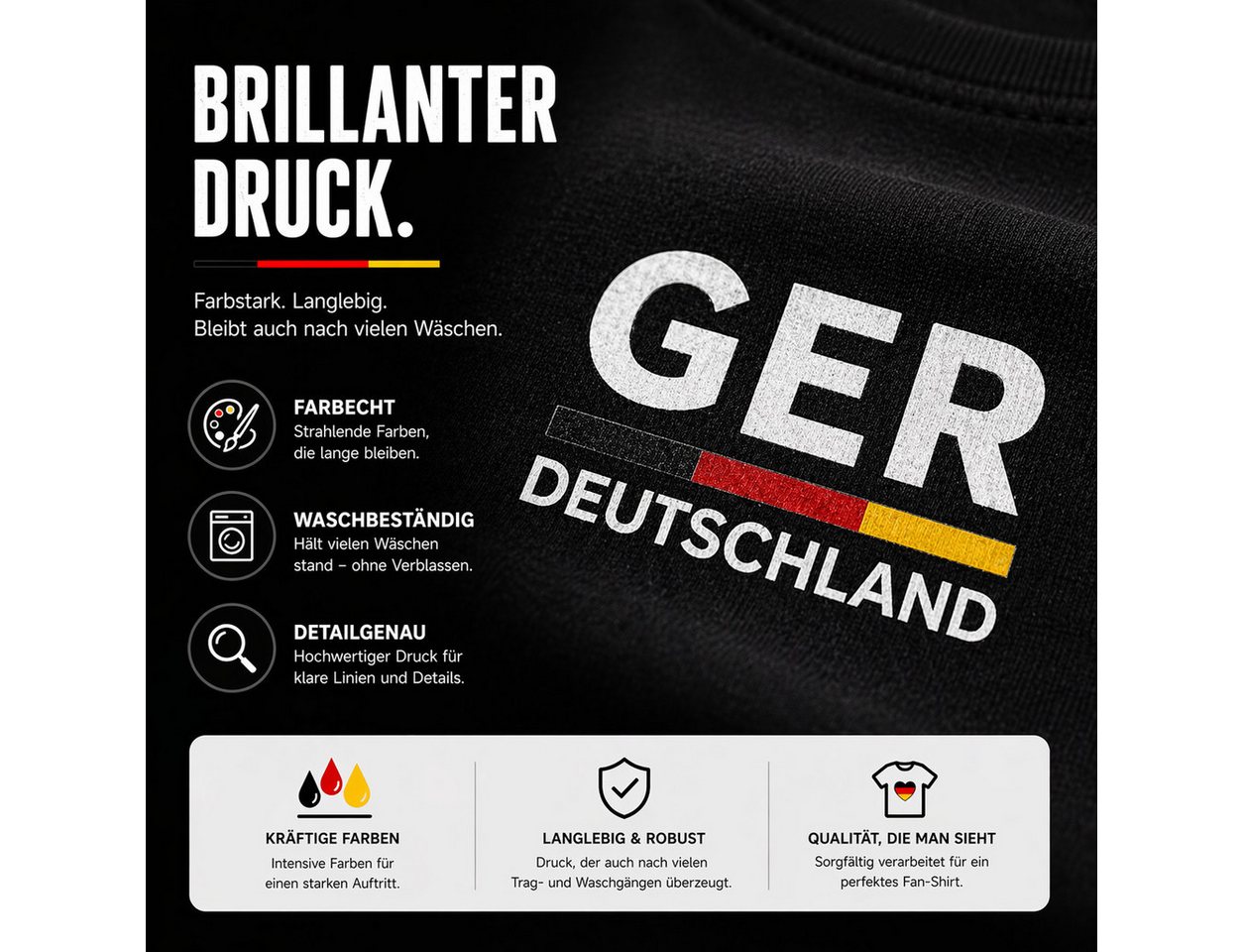 TK Gruppe Fußballtrikot Deutschland WM 2026 T-Shirt - Fußball Weltmeisterschaft Trikot (Packung)