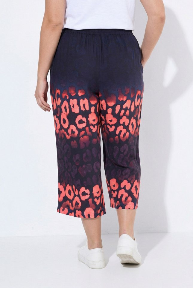 Angel of Style Funktionshose Culotte weites Bein Hose Leo-Muster Bild 2