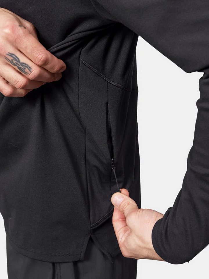HALTI Funktionshemd Kaltio M training Hoodie BLACK