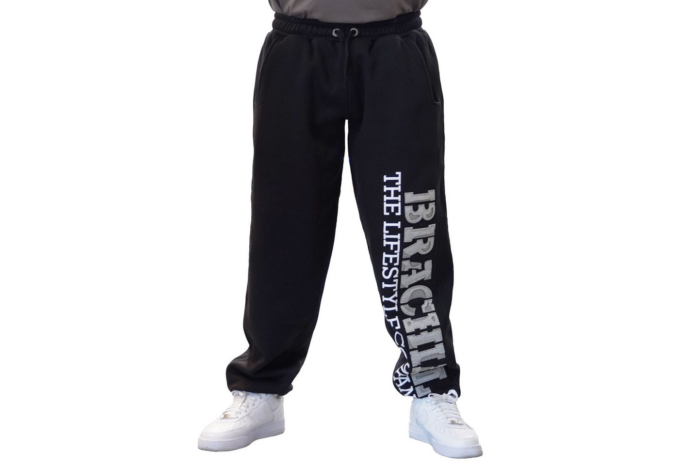 BRACHIAL THE LIFESTYLE COMPANY Sporthose Brachial Sporthose "Gym" schwarz/grau Bild 2