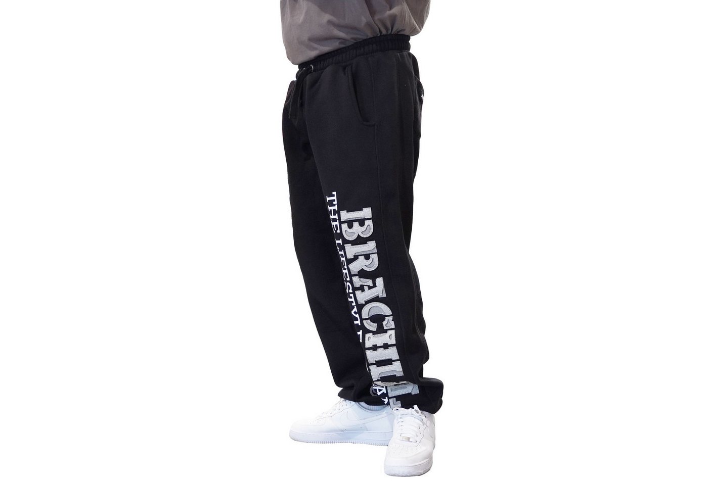 BRACHIAL THE LIFESTYLE COMPANY Sporthose Brachial Sporthose "Gym" schwarz/grau Bild 3
