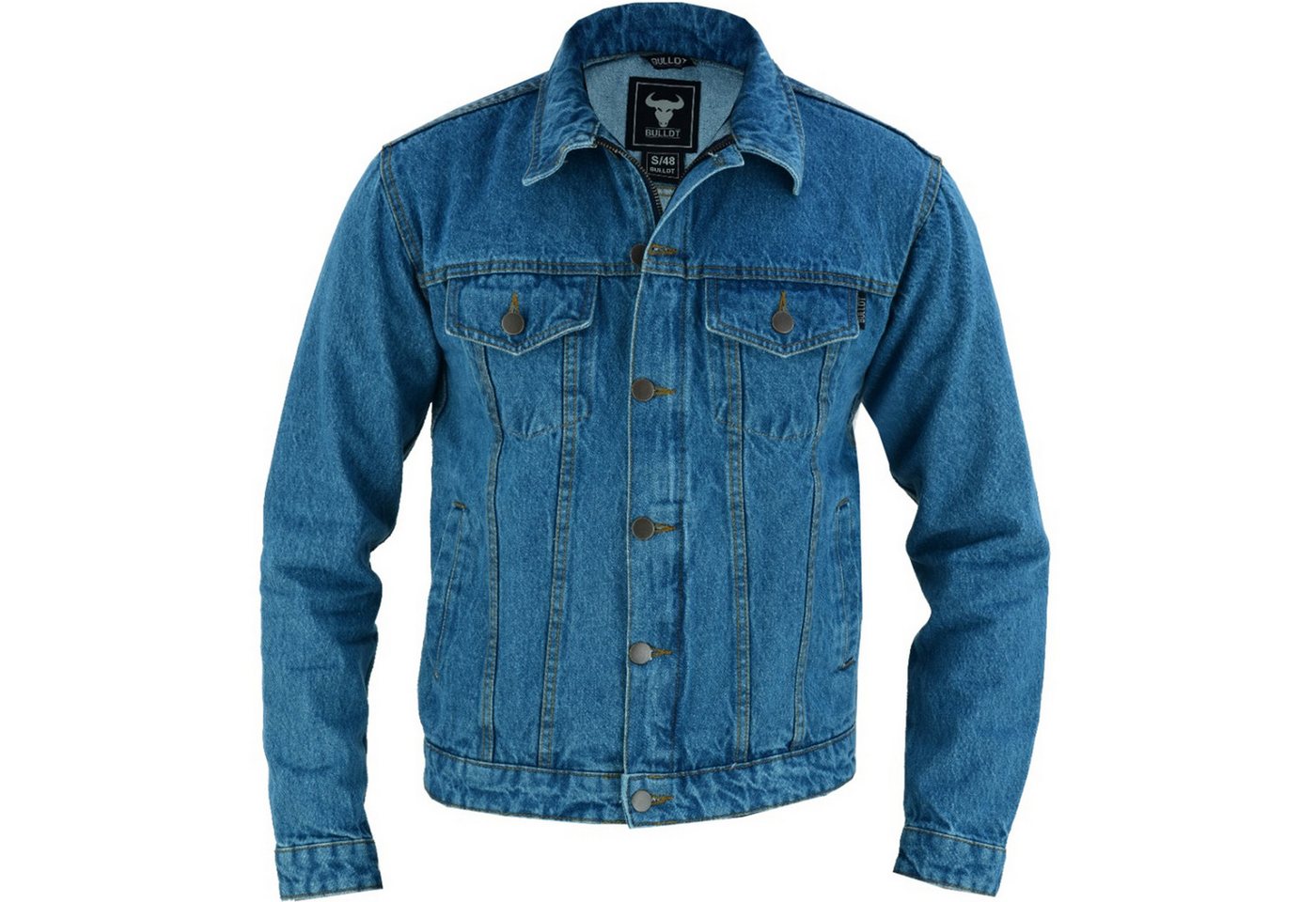 BULLDT Motorradjacke BLD312J Denim BULLDT Motorradjacke Jeansjacke biker Trucker Jacke Bild 3