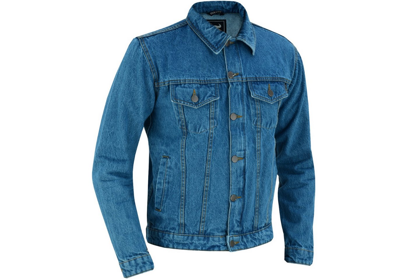 BULLDT Motorradjacke BLD312J Denim BULLDT Motorradjacke Jeansjacke biker Trucker Jacke Bild 4