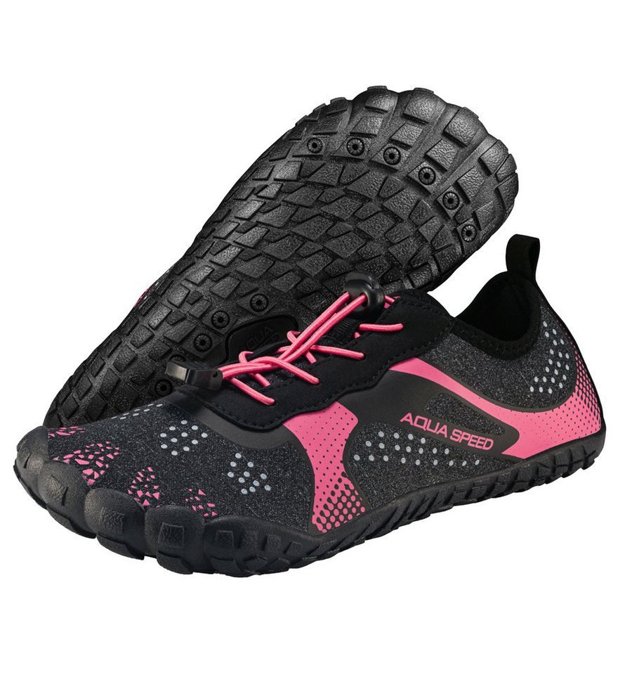 Aqua Speed Nautilus Schwimmschuhe Gr. 39 – Rosa + Handtuch im Set Wasserschuh (Wasserschuhe für Garten, Steg & Strand – praktisch & stabil) Lässt sich einfach reinigen – ausspülen, trocknen, fertig Bild 3