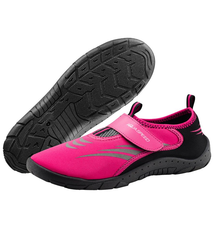 Aqua Speed Badeschuhe Damen Gr. 40 – ideal für Strand, Dusche & Camping Wasserschuh (Bequeme Aquaschuhe mit Schutz – ideal für Garten & See) Weiches Obermaterial – Sitzt sicher ohne Einschneiden oder Druck Bild 3