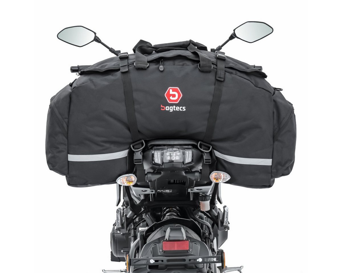 Bagtecs Reisetasche Hecktasche für Motorrad / Soziustasche # SX80 schwarz 70L Bild 2