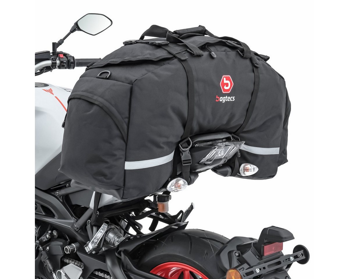 Bagtecs Reisetasche Hecktasche für Motorrad / Soziustasche # SX80 schwarz 70L Bild 4