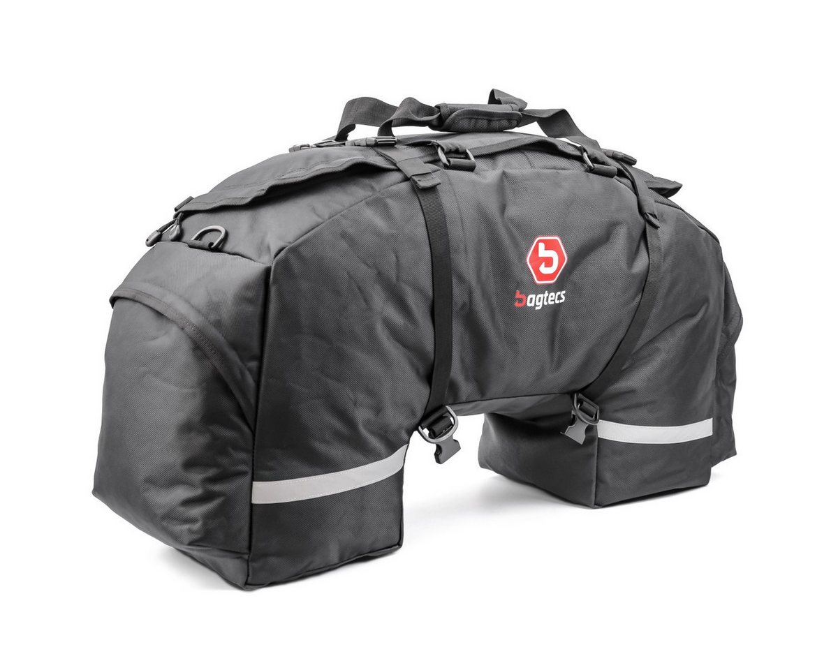 Bagtecs Reisetasche Hecktasche für Motorrad / Soziustasche # SX80 schwarz 70L Bild 5