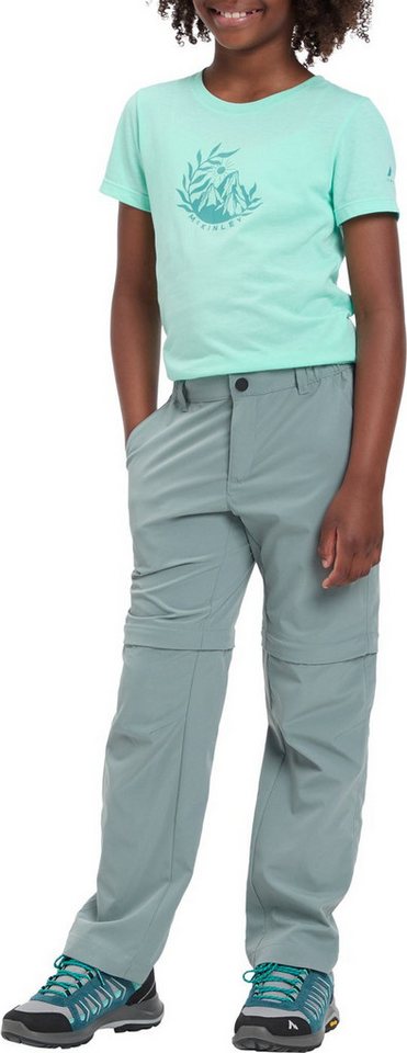McKINLEY Softshellhose Ki.-Abzipphose Sanna ZFF PNT J BLUE SMOKE Bild 2