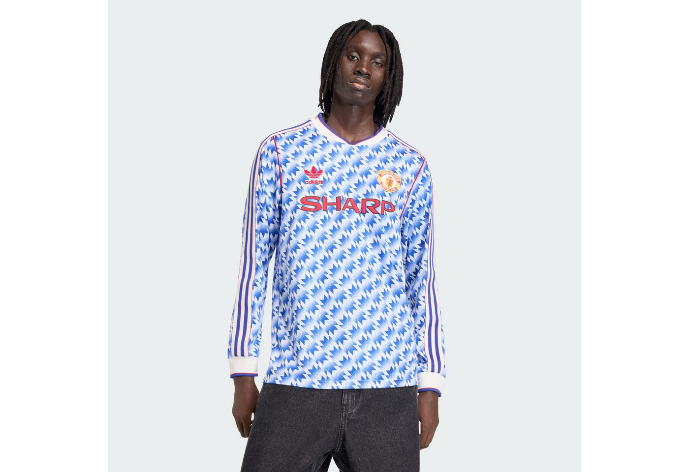 adidas Performance Fußballtrikot MANCHESTER UNITED AUSWÄRTSTRIKOT 90, LANGÄRMELIG (1-tlg)