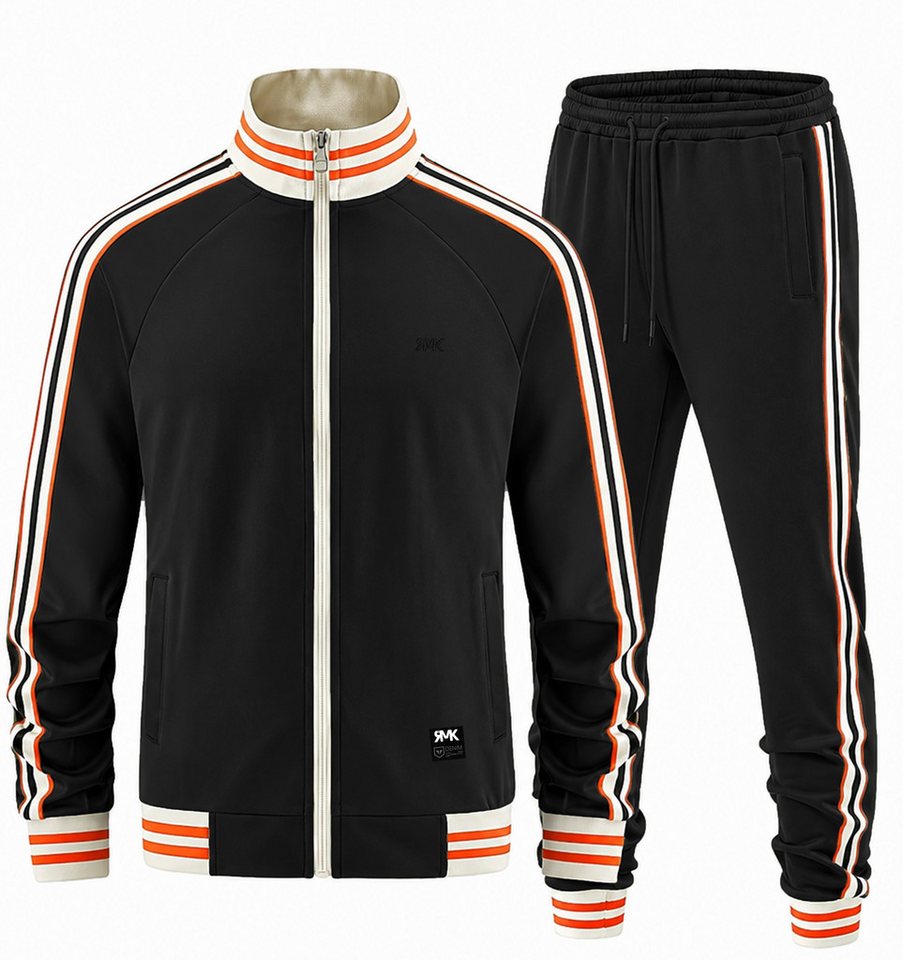RMK Jogginganzug Herren Trainingsanzug Sportanzug Business Fitness Classic, Set (1 Jacke + 1 Hose) Bild 2