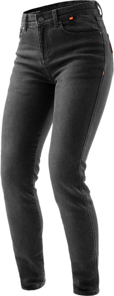 Rebelhorn Motorradhose Bronco Damen Motorrad Jeans Verbindungsreißverschluss,Hüftprotektoren enthalten,Knieprotektor