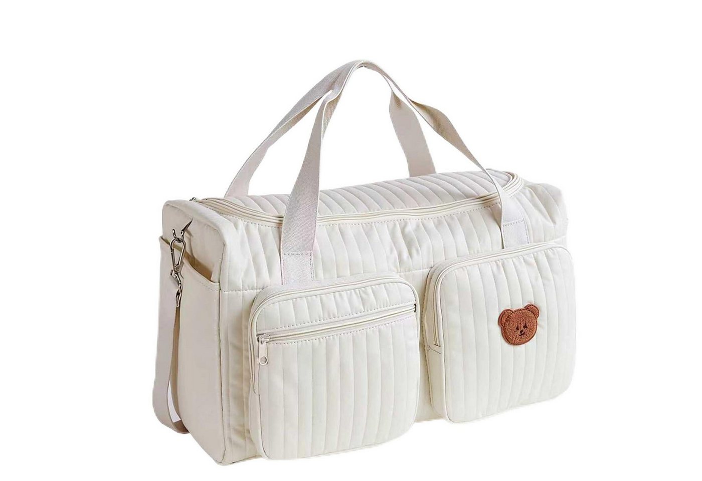 FOUORTUNATE-BEE Wickeltasche Große Wickeltasche Mama Tasche Reisetasche Schultertasche 45×22×26 cm, Für Krankenhaus Kinderwagen Reise Alltag Baby Wickeltasche Organizer Bild 5
