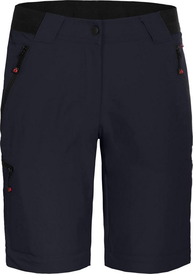 Bergson Outdoorhose VIDAA COMFORT Zipp-Off Damen Wanderhose, leicht, strapazierfähig, Normalgrößen, Nacht blau