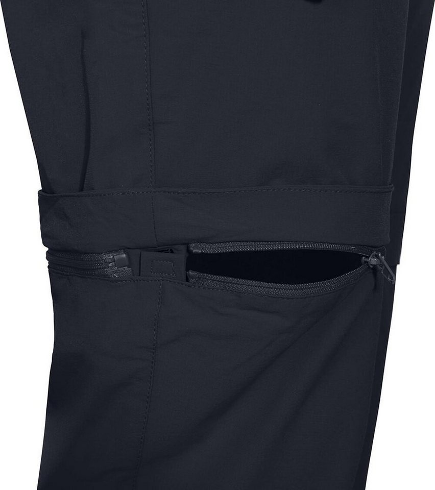 Bergson Outdoorhose VIDAA COMFORT Zipp-Off Damen Wanderhose, leicht, strapazierfähig, Normalgrößen, Nacht blau Bild 2