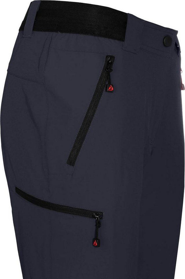 Bergson Outdoorhose VIDAA COMFORT Zipp-Off Damen Wanderhose, leicht, strapazierfähig, Normalgrößen, Nacht blau Bild 3