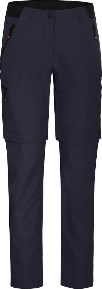 Bergson Outdoorhose VIDAA COMFORT Zipp-Off Damen Wanderhose, leicht, strapazierfähig, Normalgrößen, Nacht blau Bild 5