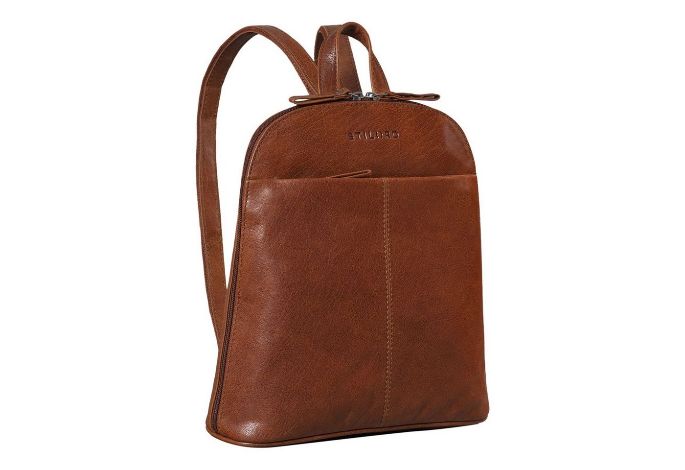 STILORD Cityrucksack "Olivia" City Rucksack Damen Leder Rucksackhandtasche Daypack