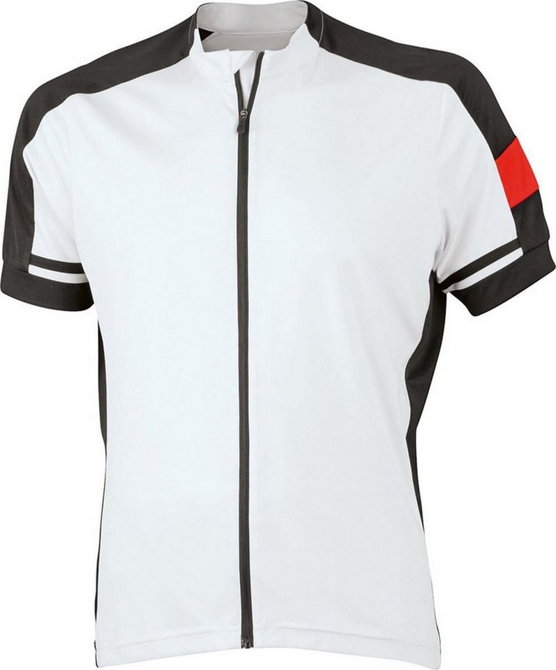 Daiber Radtrikot James & Nicholson JN 454 Herren Rad Shirt mit Zip