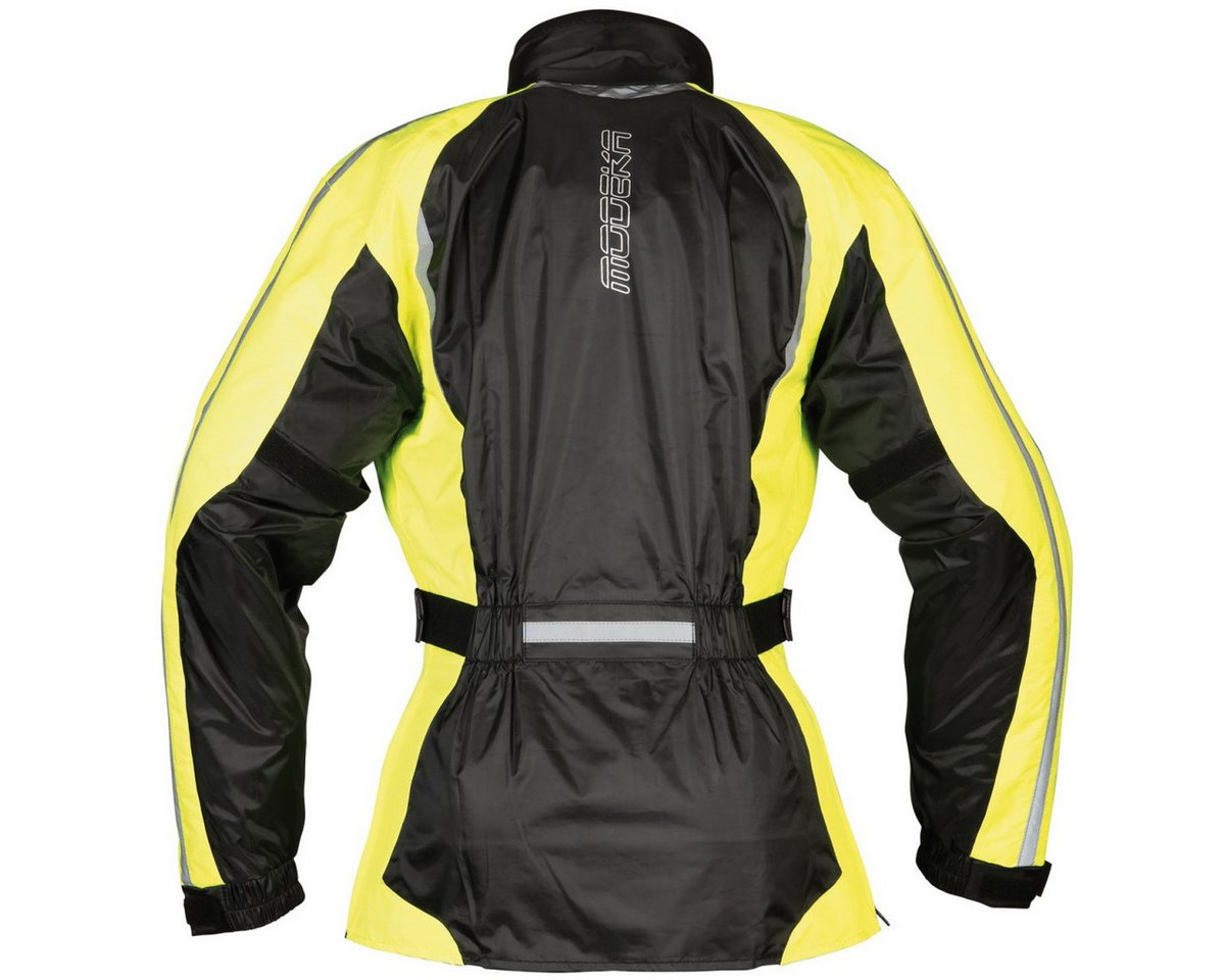 Modeka Regenanzug Modeka Viola Dry Lady Regenjacke schwarz / gelb, motorrad regenjacke Bild 2